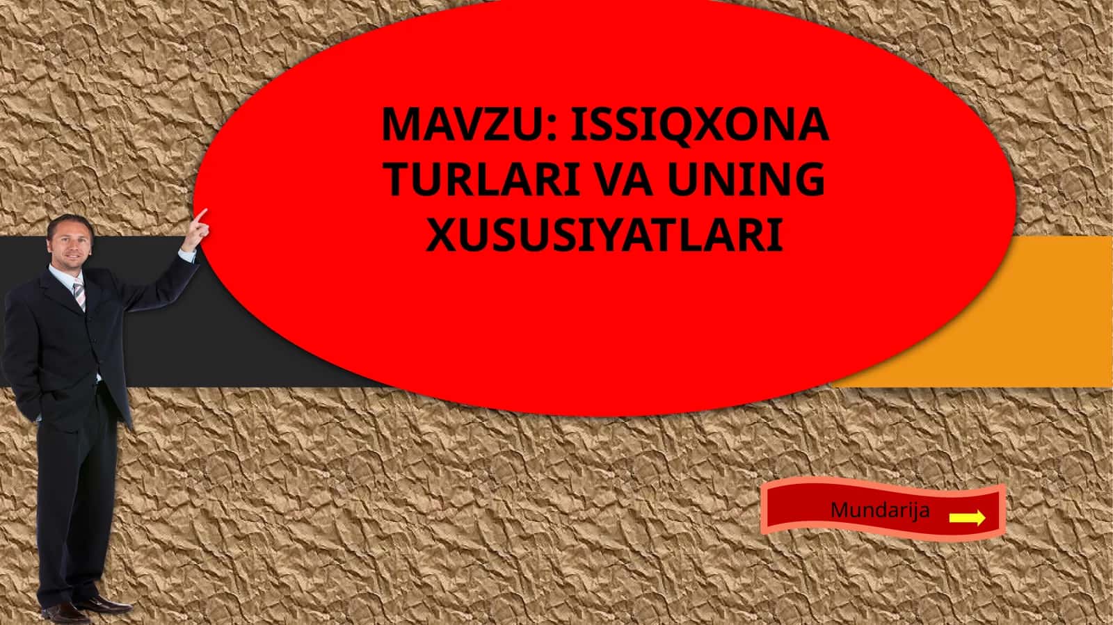 ISSIQXONA TURLARI VA UNING XUSUSIYATLARI 1