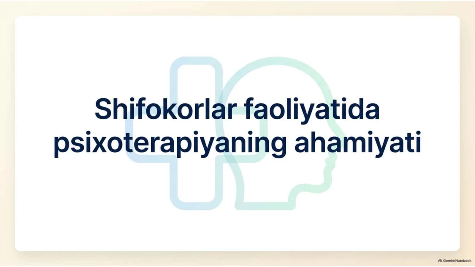 Shifokor faoliyatida psixoterapiya — samarali muloqot va davolash 1