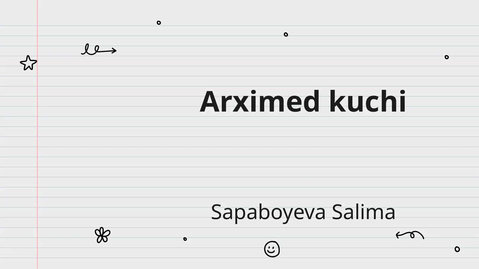Arximed kuchi 1