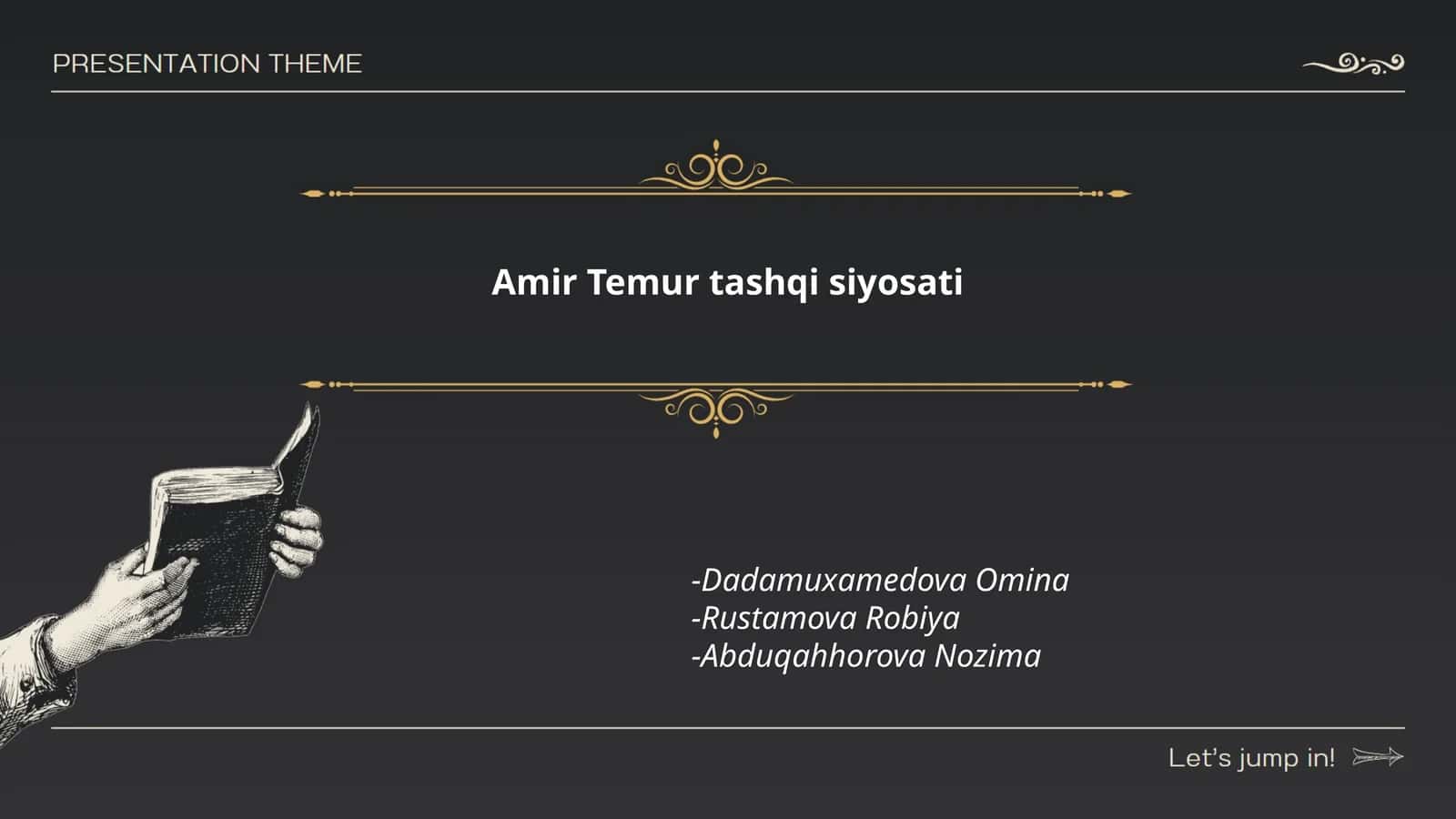 Amir Temur tashqi siyosati 1