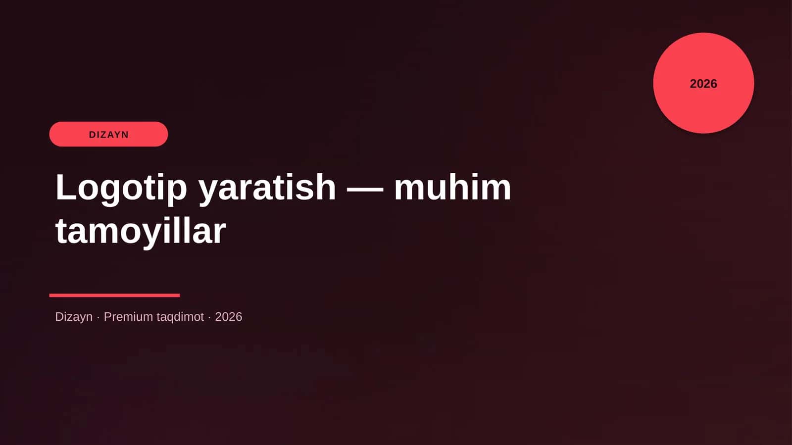 Logotip yaratish — muhim tamoyillar 1