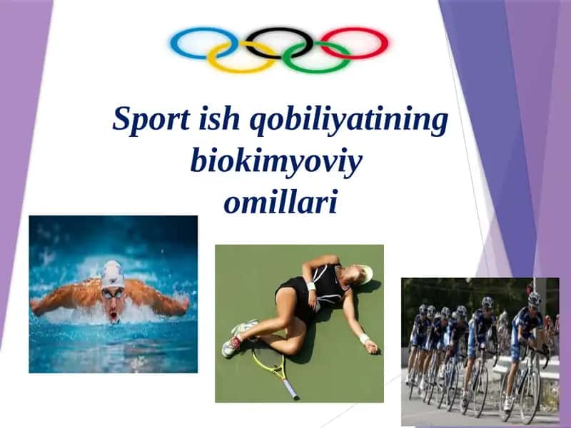 Sport ish qobiliyatining biokimyoviy omillari 1