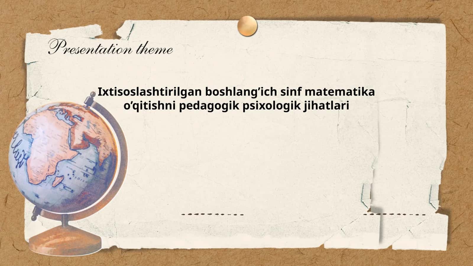 Ixtisoslashtirilgan boshlang’ich sinf matematika o’qitishni pedagogik psixologik jihatlari 1