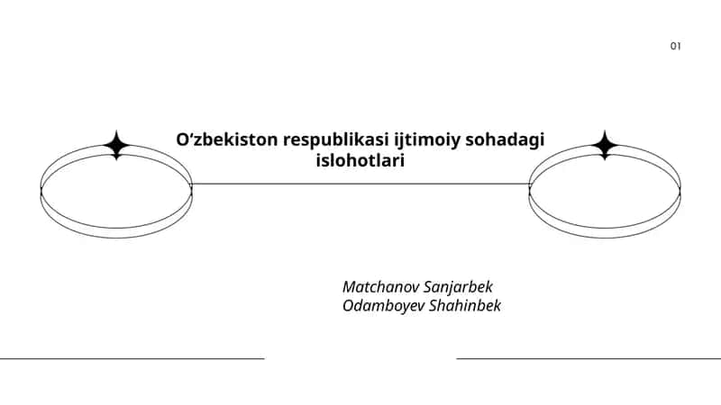 Oʻzbekiston respublikasi ijtimoiy sohadagi islohotlari 1