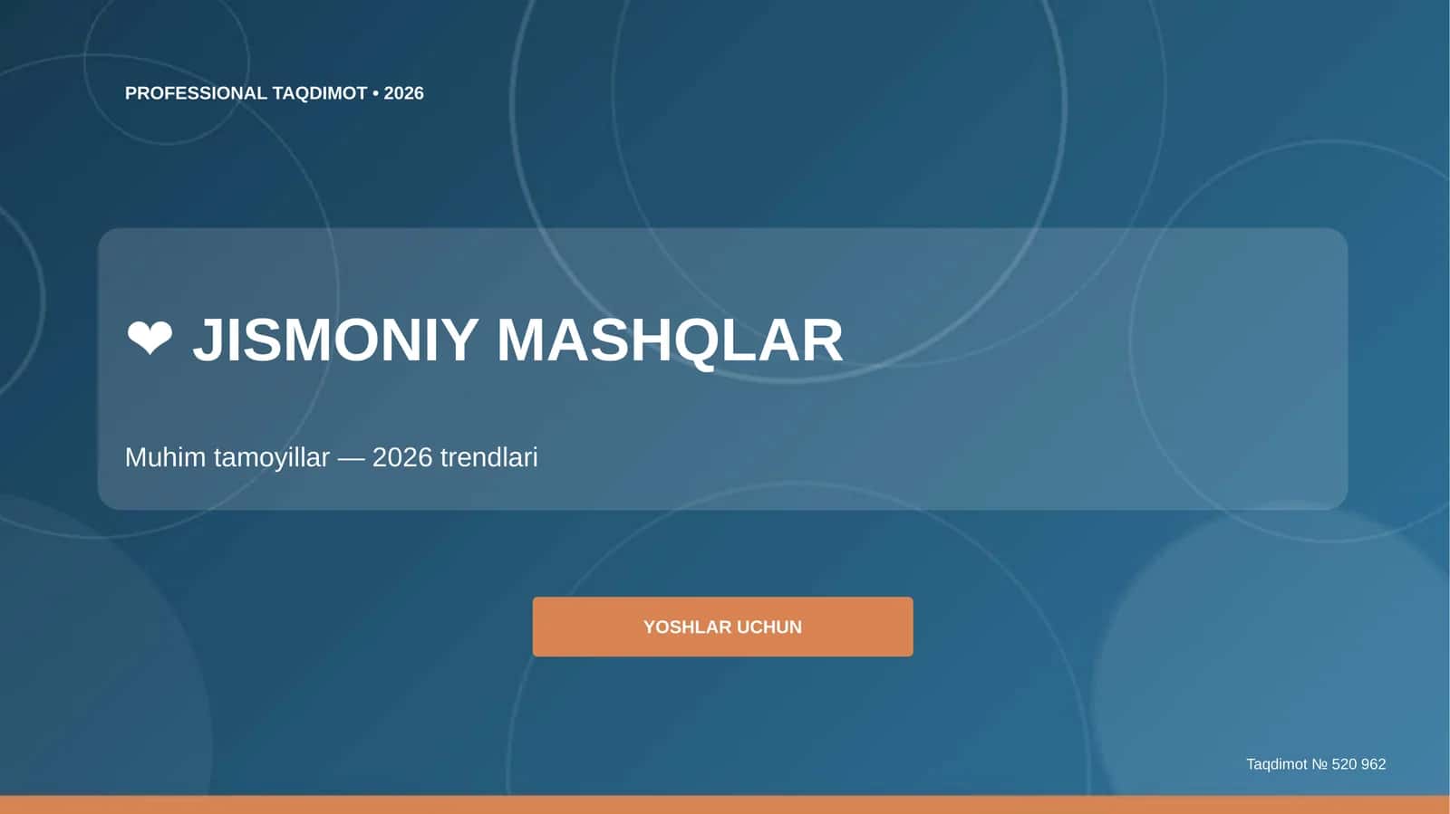 Jismoniy mashqlar: muhim tamoyillar (2026 trendlari) 1