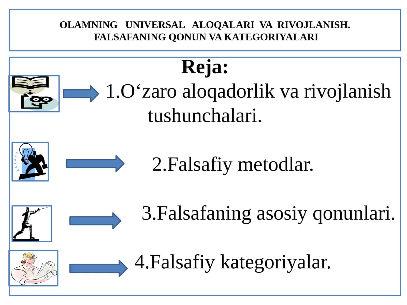 FALSAFANING QONUN VA KATEGORIYALARI 1