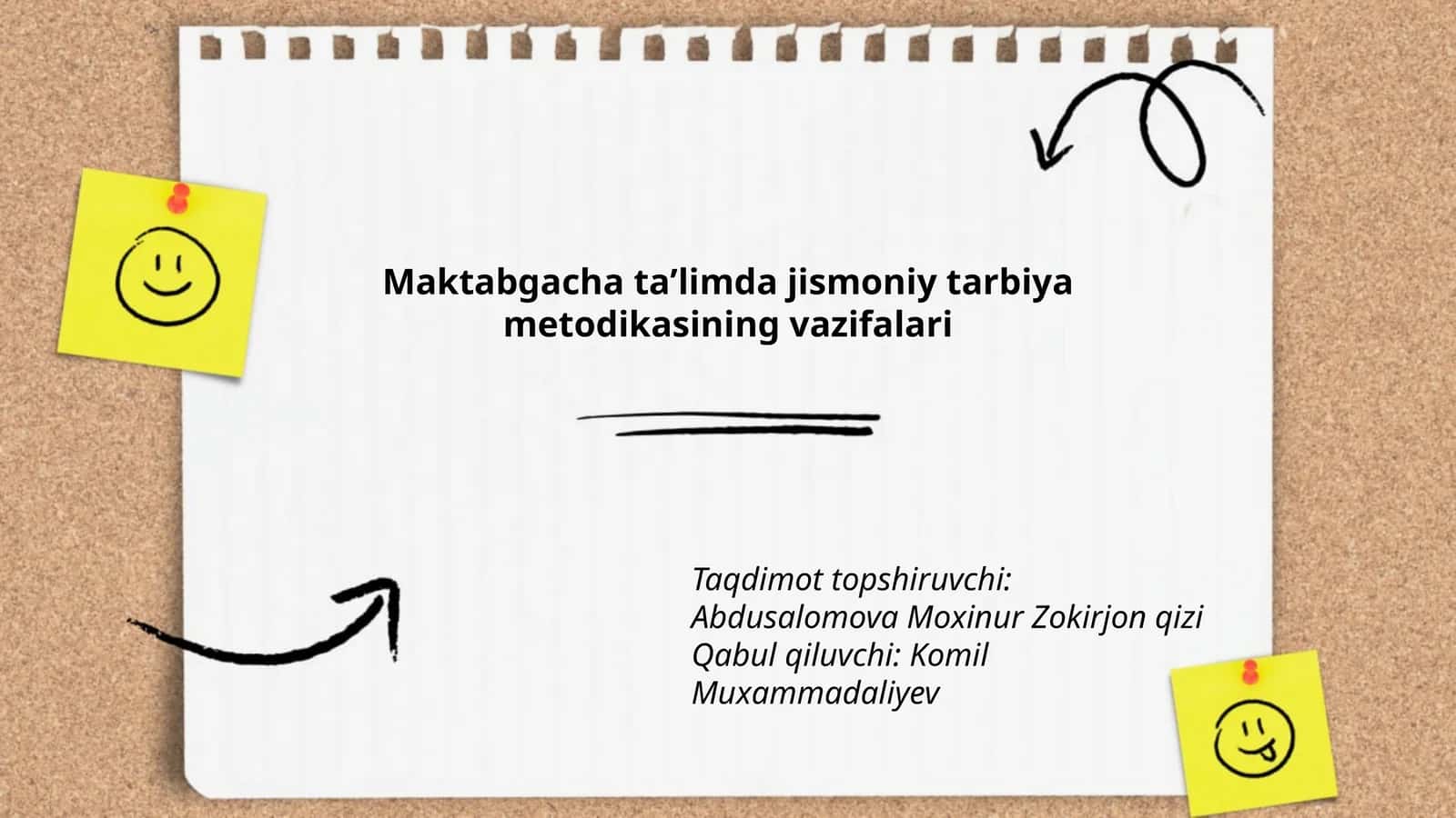 Maktabgacha taʼlimda jismoniy tarbiya metodikasining vazifalari 1