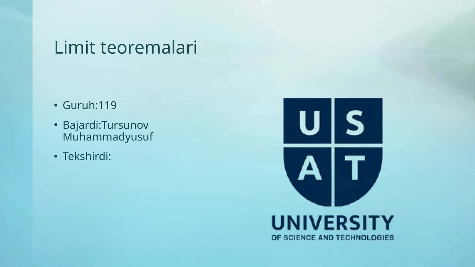 Limitteoremalari 1
