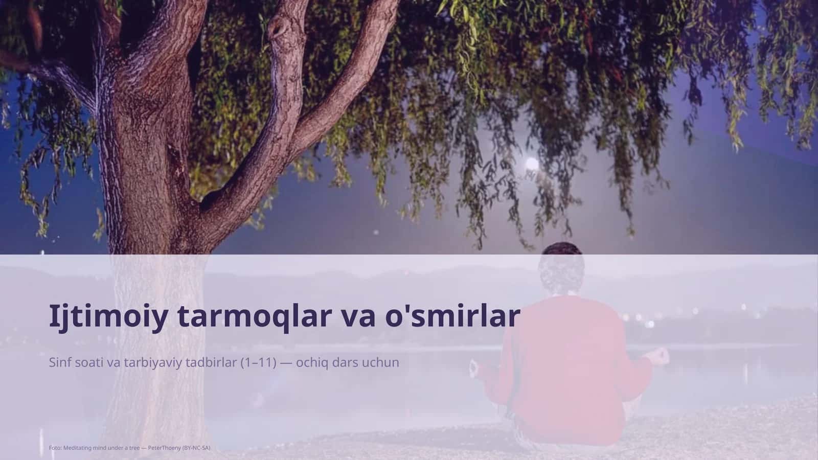 Sinf soati va tarbiyaviy tadbirlar 1