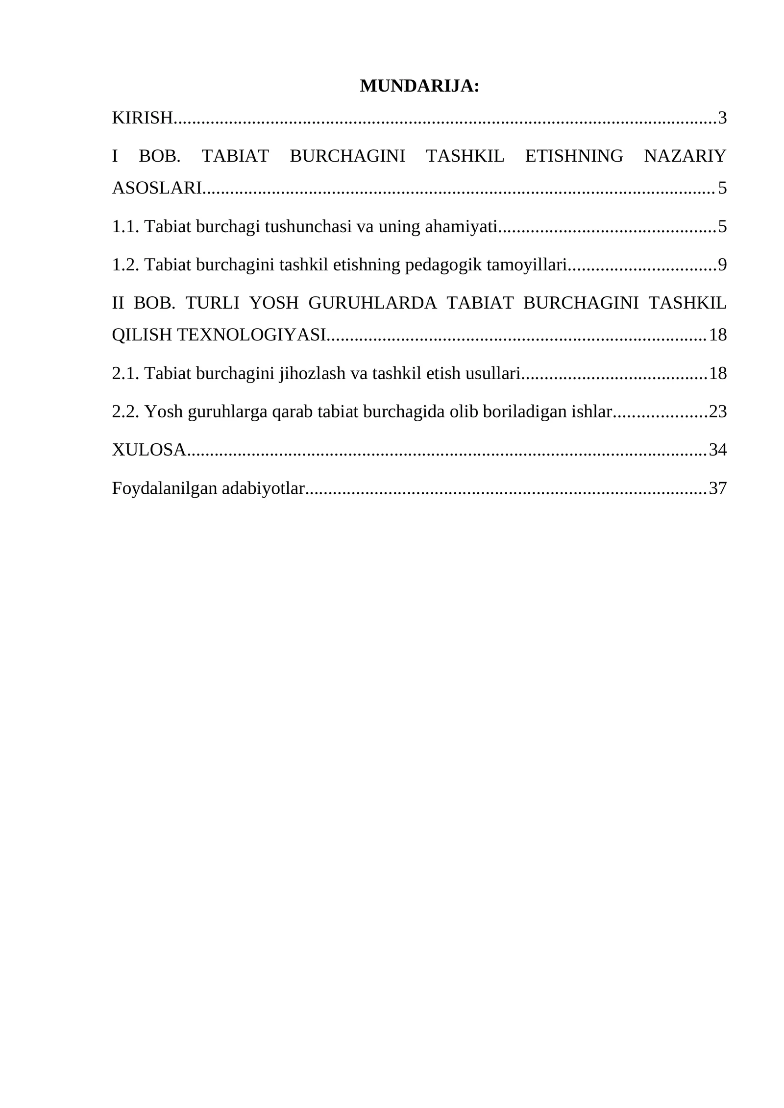 Turli yosh guruhlarda tabiat burchagini tashkil qilish texnologiyasi 1