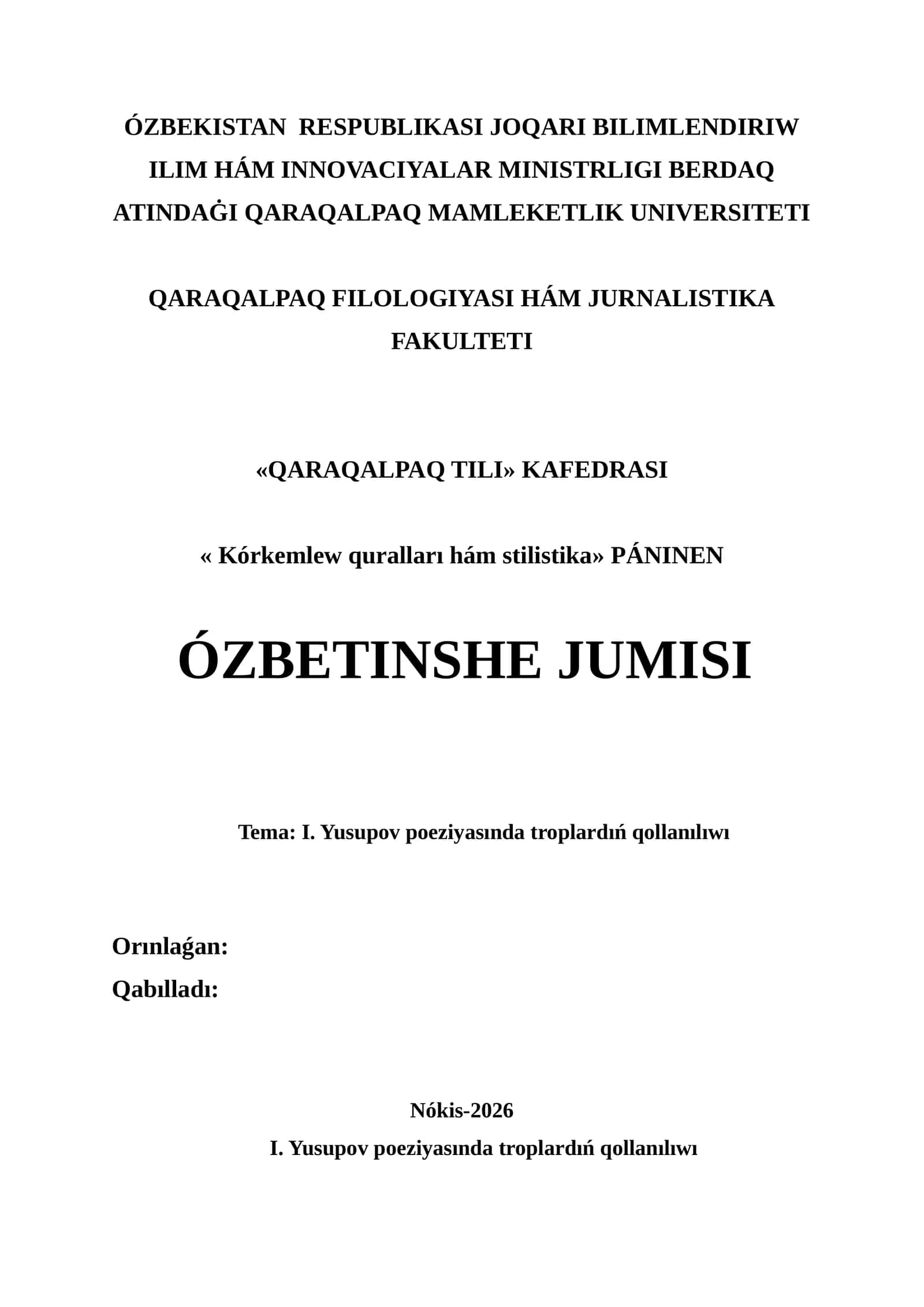 Qórkemlew quralları hám stilistika PÁNINEN 1