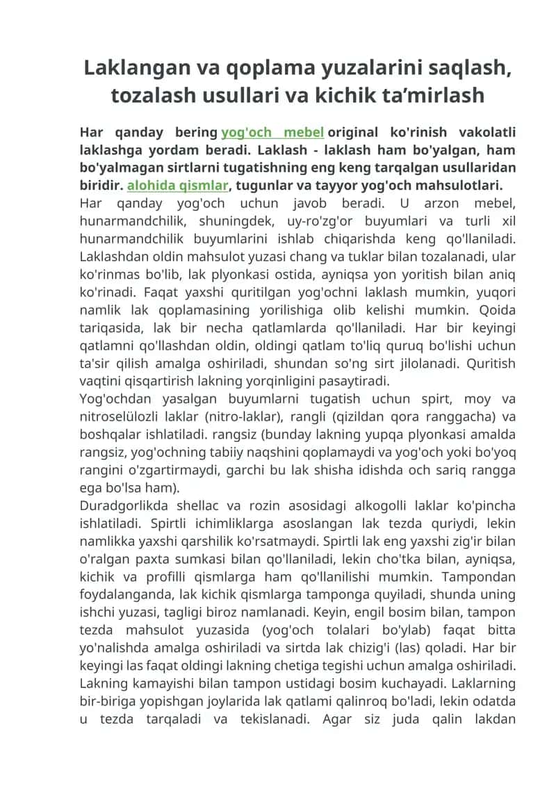 Laklash usullari 1