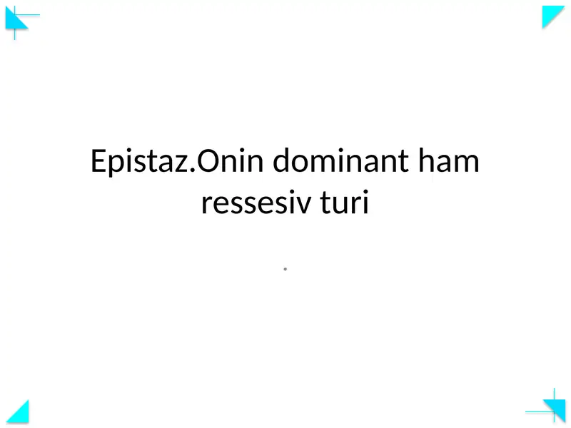 Epistaz.Onin 1