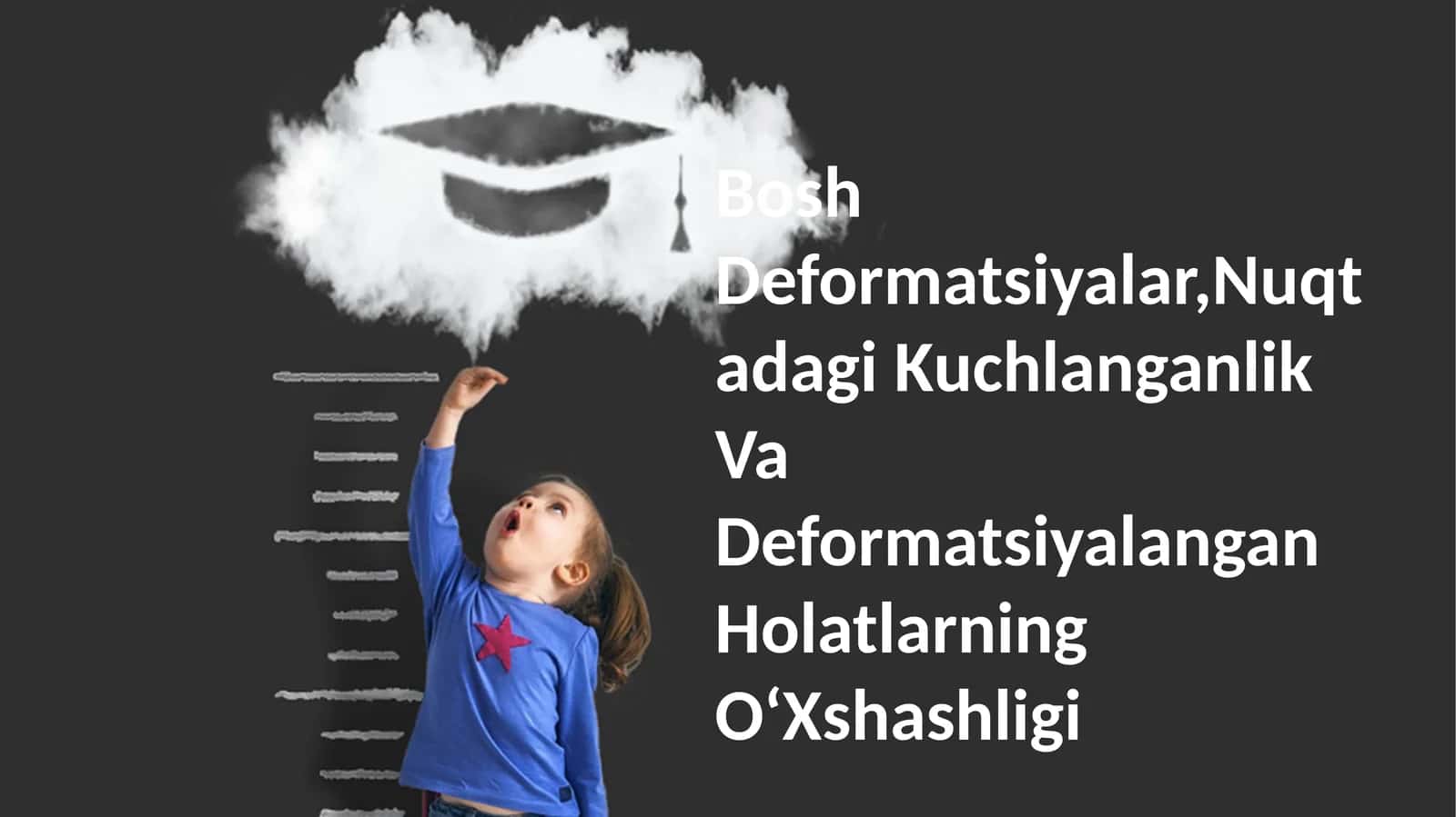 Bosh Deformatsiyalar, Nuqtadagi Kuchlanganlik Va Deformatsiyalangan Holatlarning O‘Xshashligi 1
