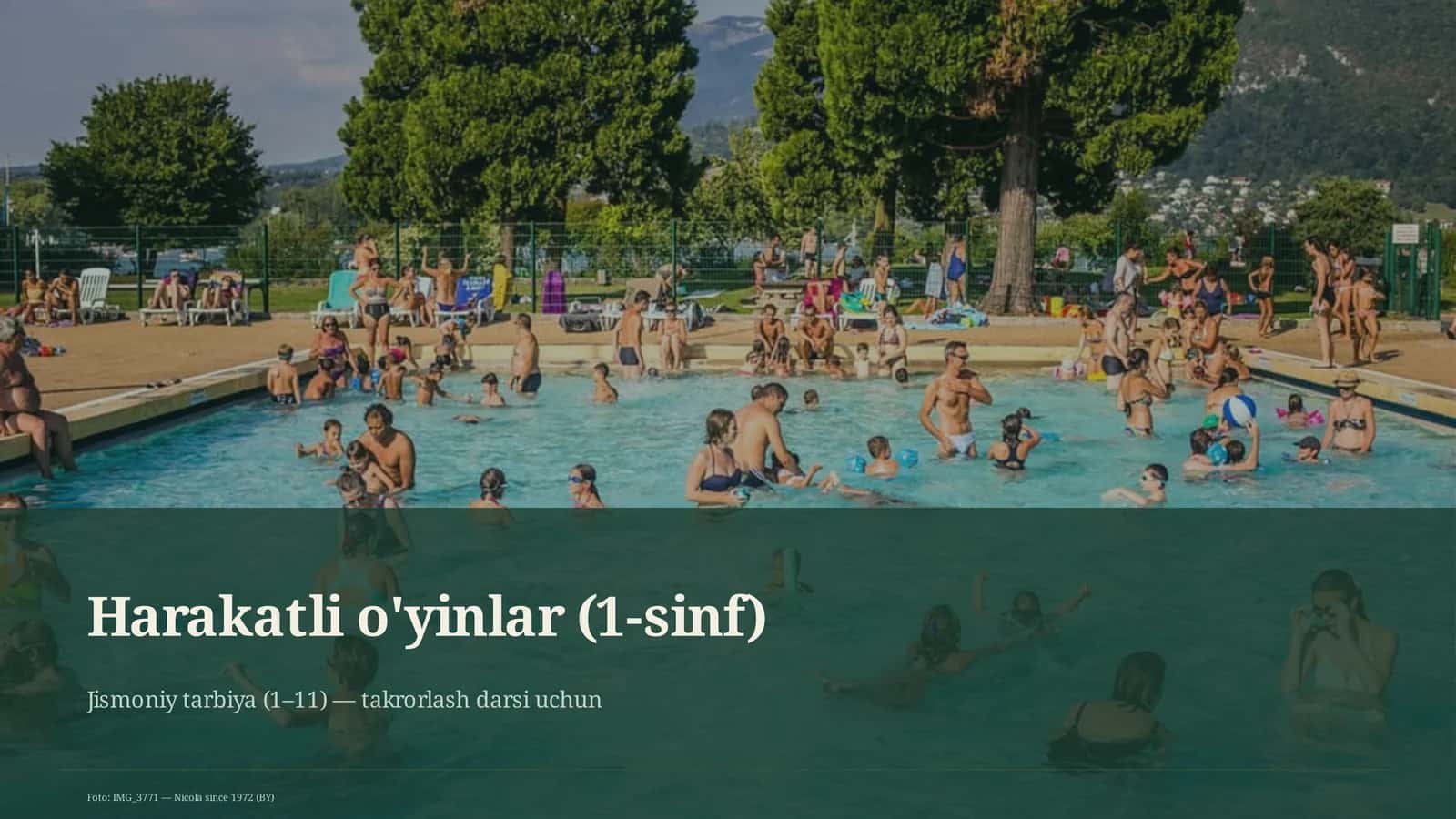Harakatli o'yinlar (1-sinf) 1