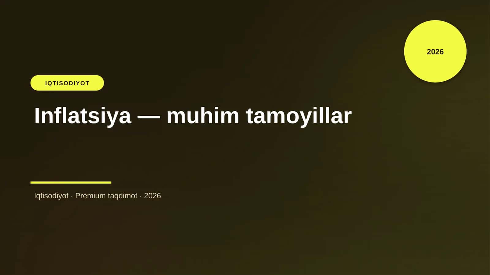 Inflatsiya — muhim tamoyillar 1