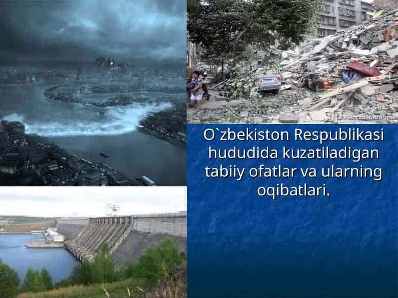 O‘zbekistondagi tabiiy ofatlar va ularning oqibatlari 1