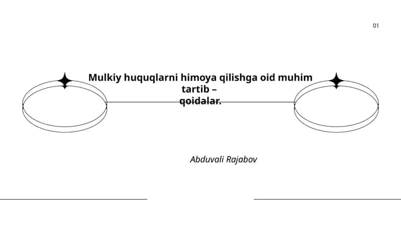 Mulkiy huquqlarni himoya qilishga oid muhim tartib – qoidalar 1