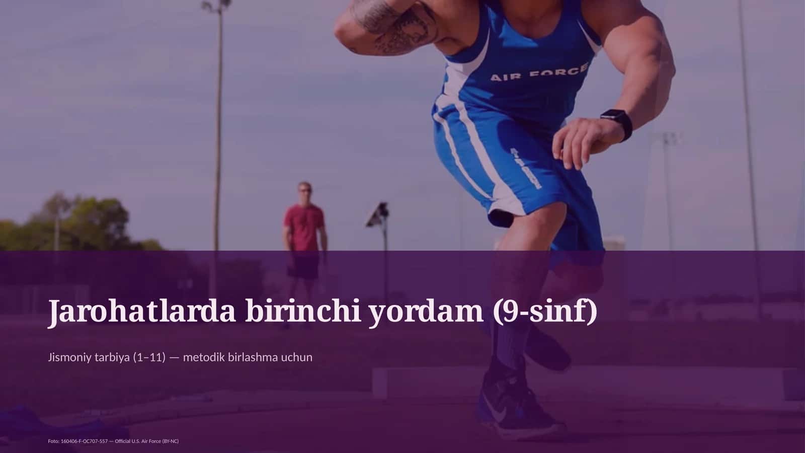 Jarohatlarda birinchi yordam (9-sinf) 1