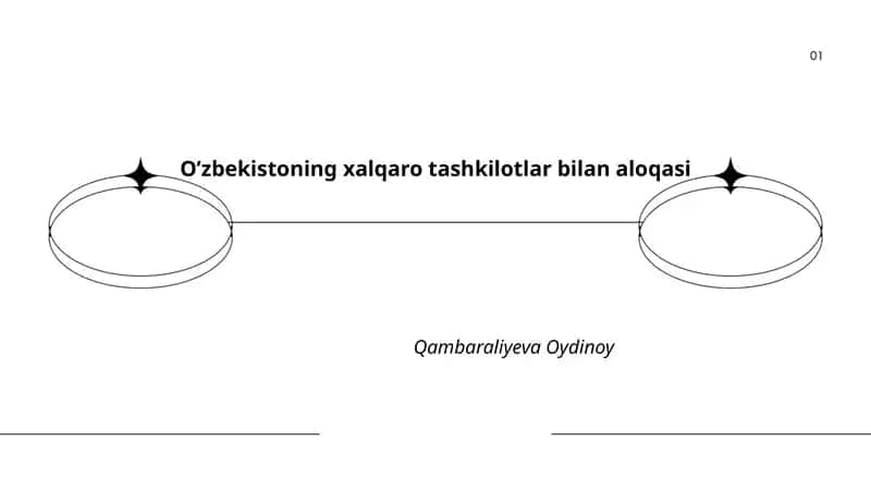 O’zbekistoning xalqaro tashkilotlar bilan aloqasi 1