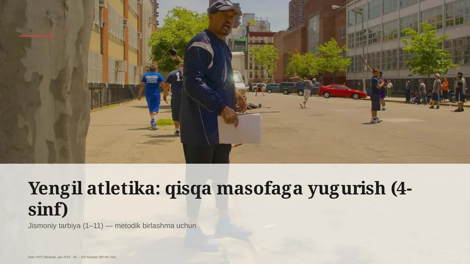 Yengil atletika: qisqa masofaga yugurish (4-sinf) 1