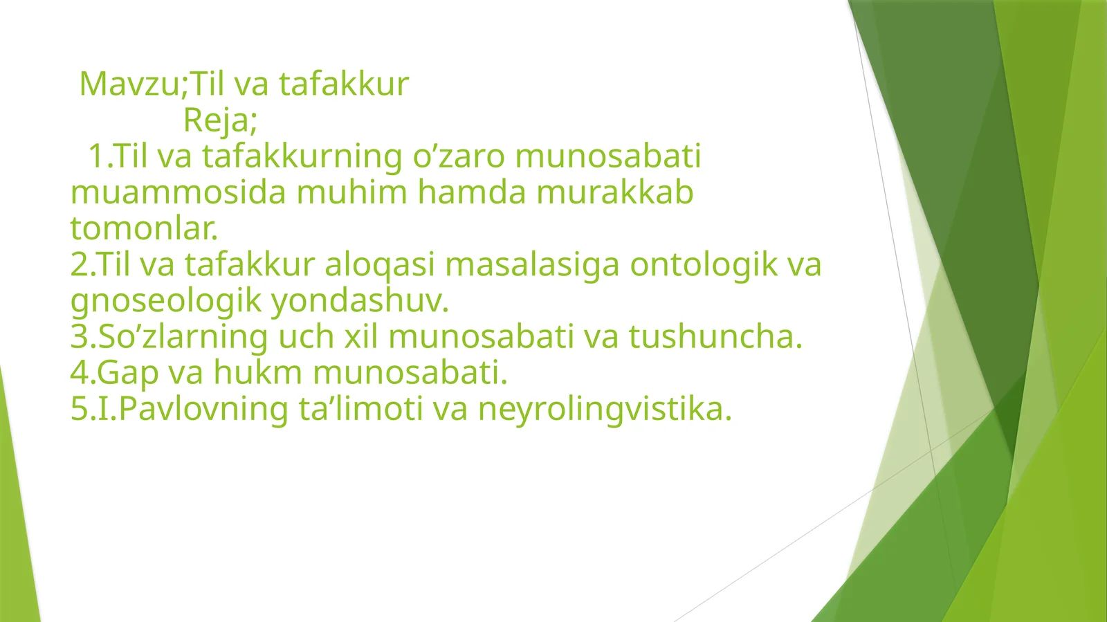 Til va tafakkur 1