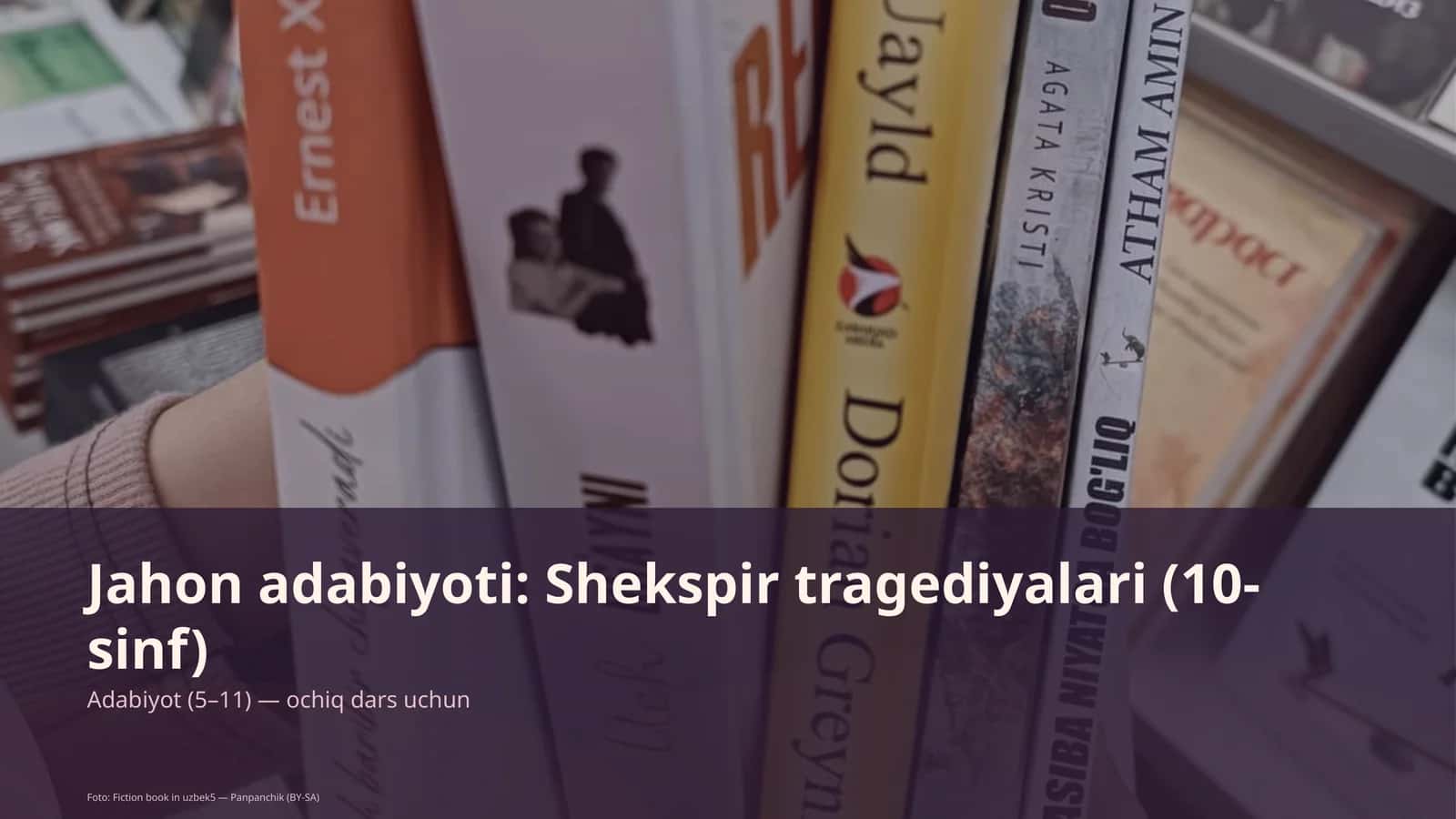 Shekspir tragediyalari (10-sinf) 1