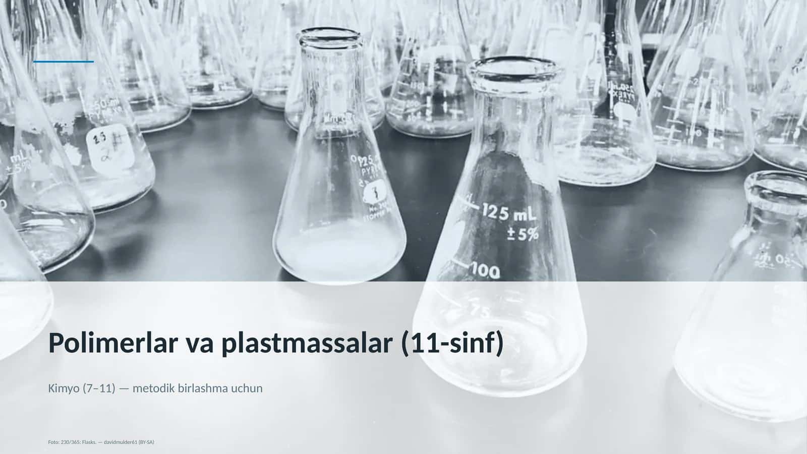 Polimerlar va plastmassalar (11-sinf) 2