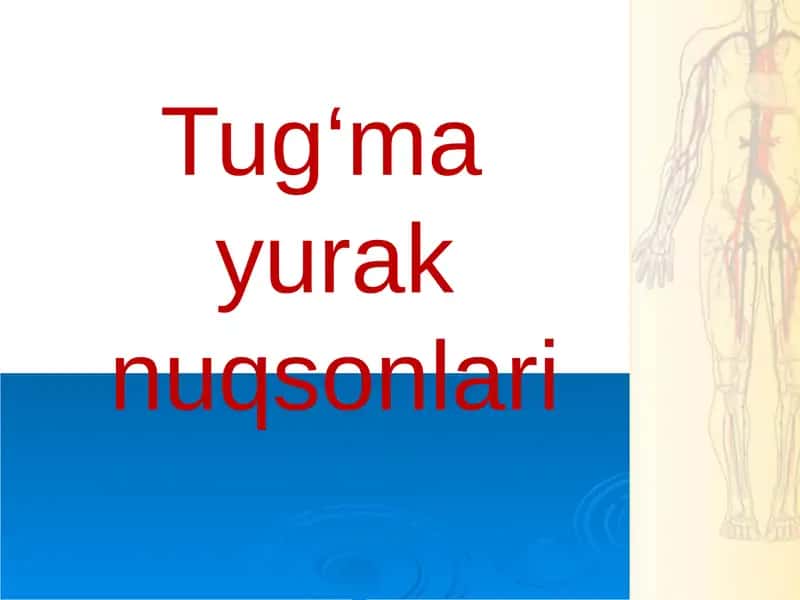 Tug‘mayurak nuqsonlari 1