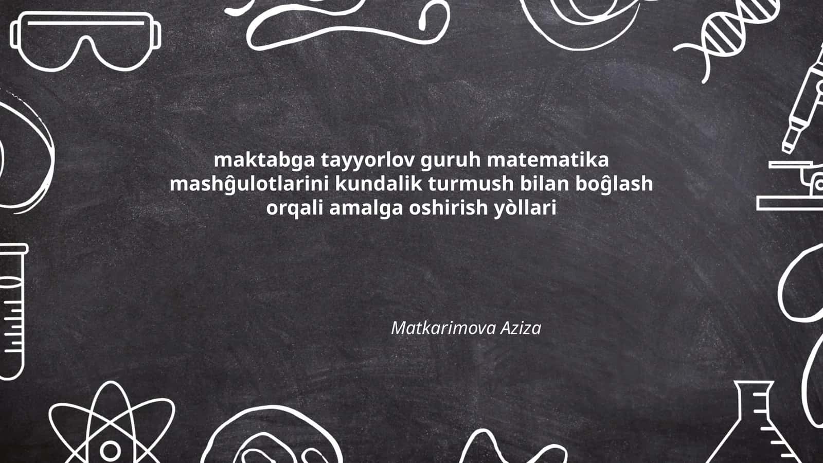 matematika mashĝulotlari 1