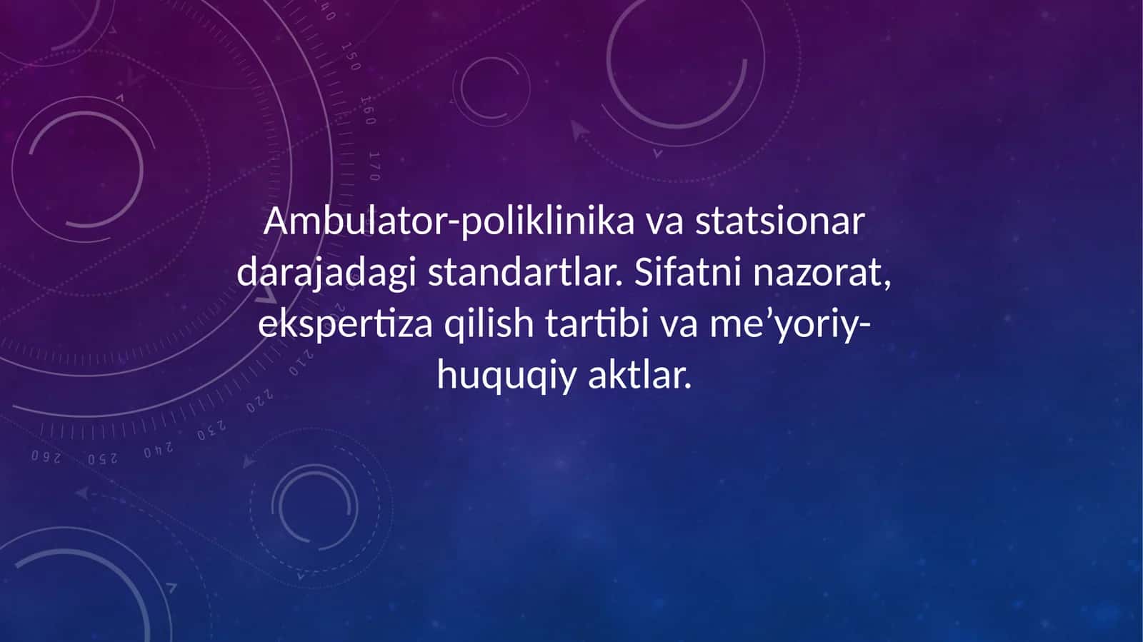 Ambulator-poliklinikavastatsionar tibbiy yordam 1