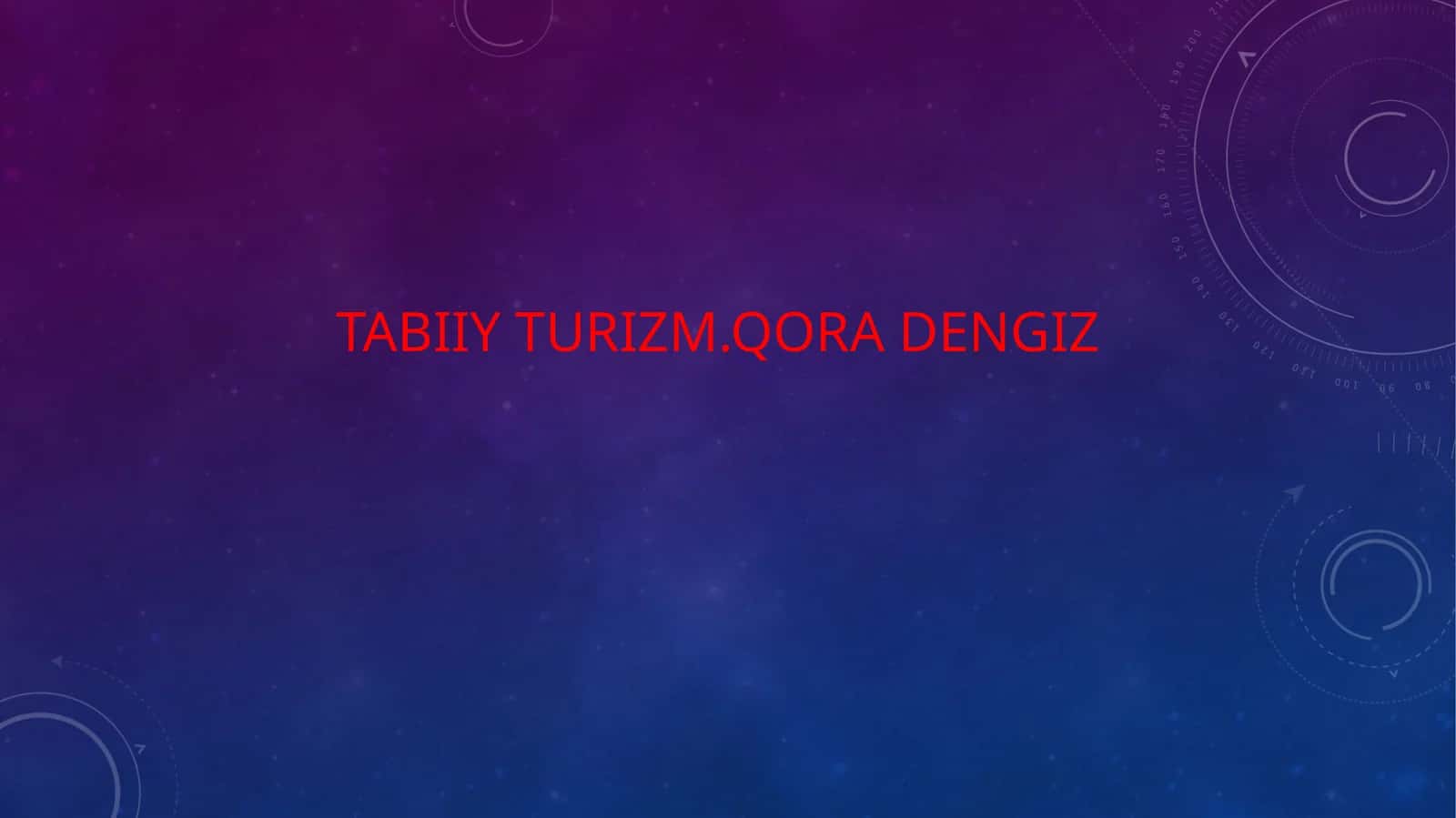 Qoradengiz 1