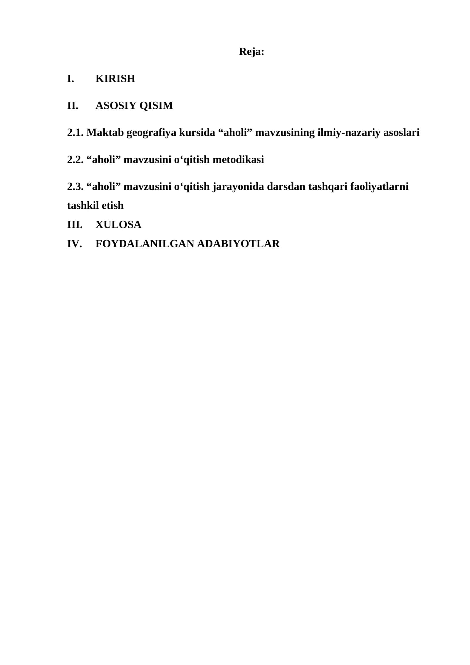 "Maktab geografiya kursida 'aholi' mavzusining ilmiy-nazariy asoslari" 1