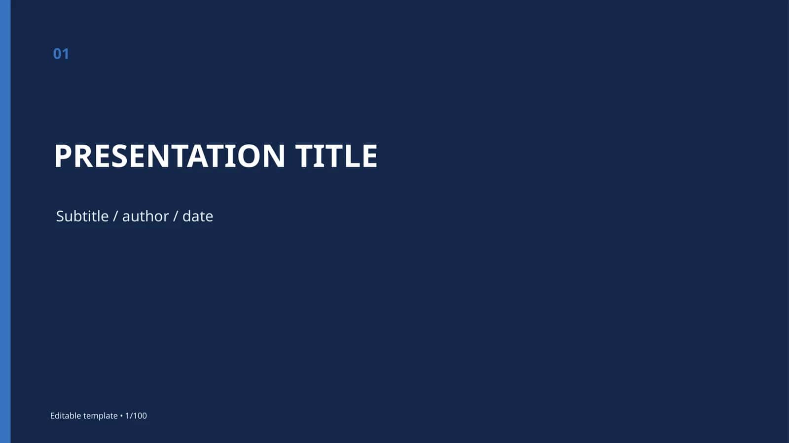📊 100 ta PowerPoint prezentatsiya shabloni 1