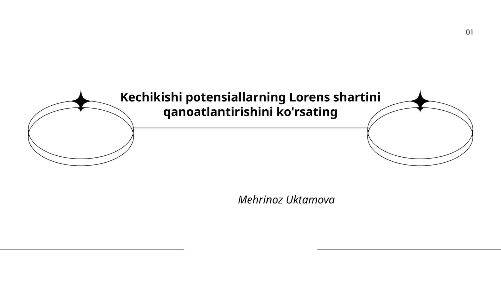 Kechikishi potensiallarining asosiy kontseptsiyalari 1