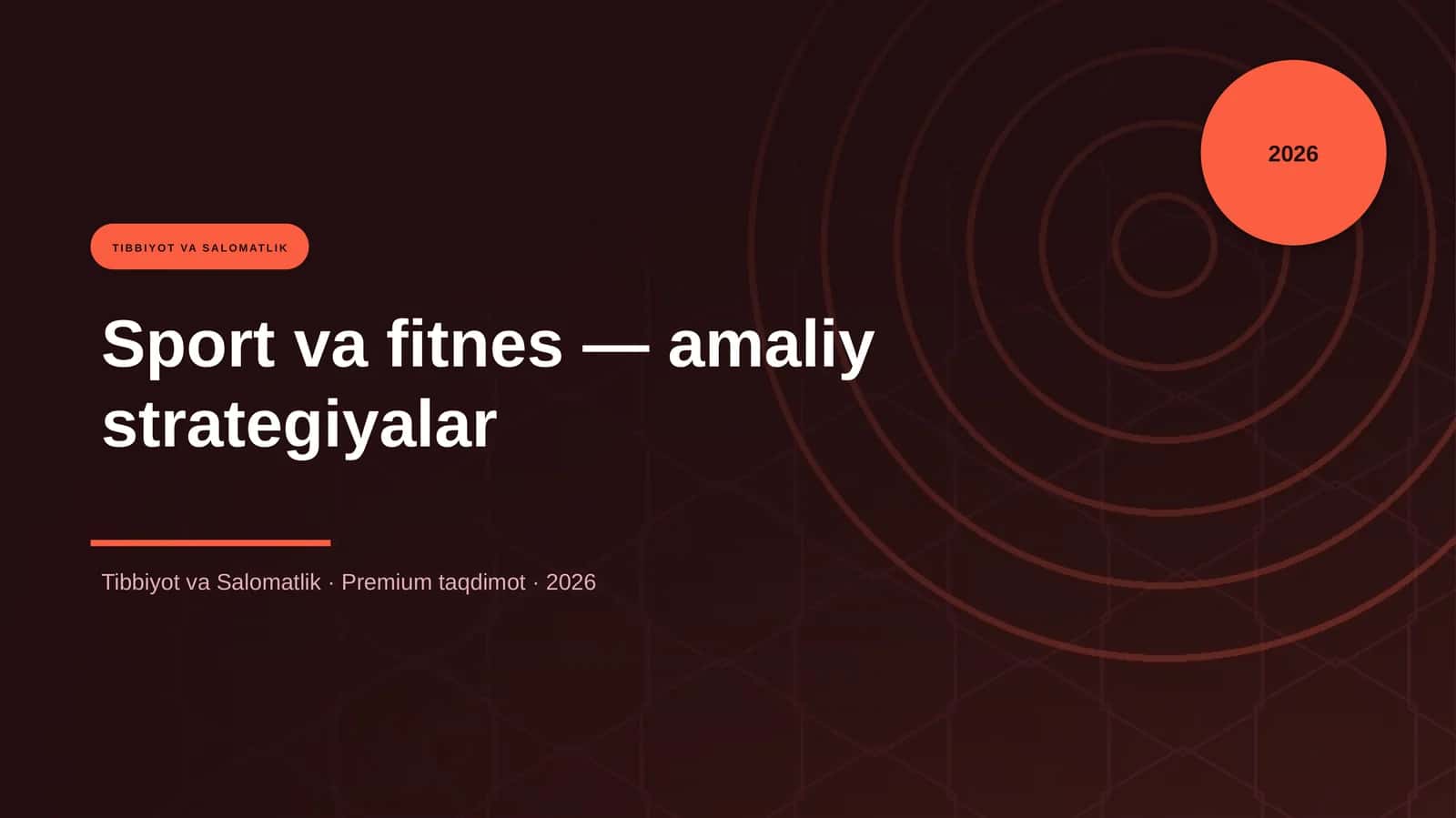 Sport va fitnes — amaliy strategiyalar 1