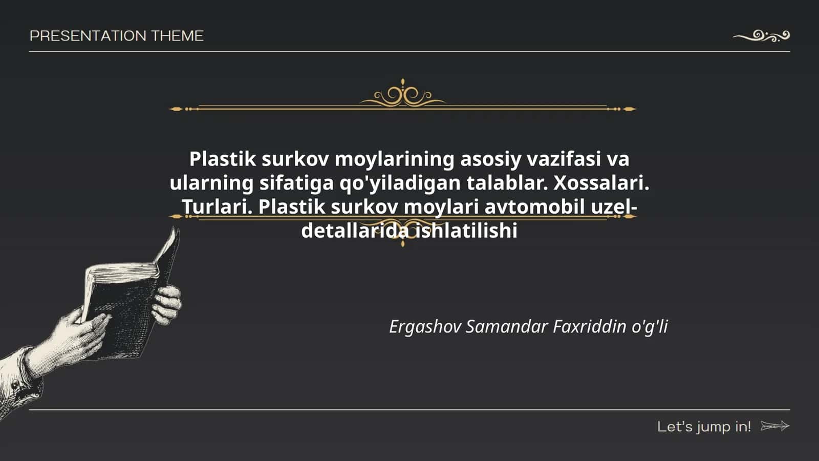 Plastik surkov moylari 1