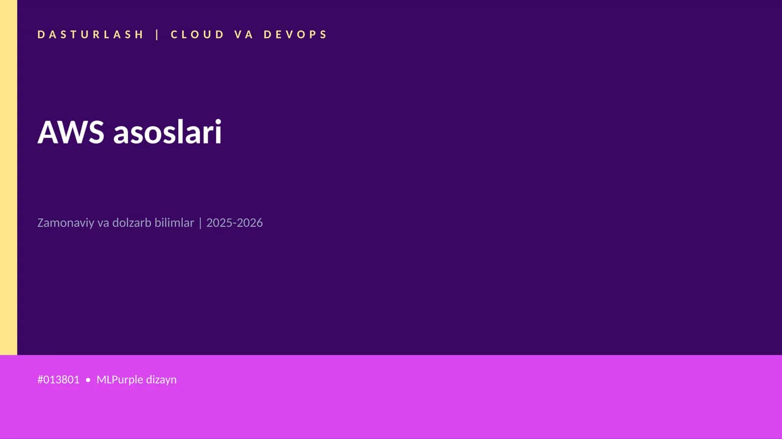 AWS asoslari 1