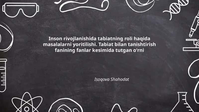 Inson rivojlanishida tabiatning psixologik ta’siri 1