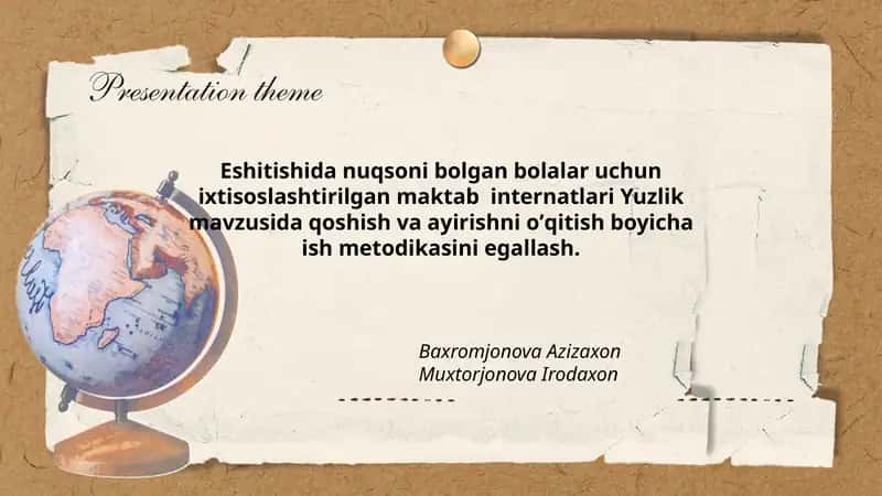 Yuzlik mavzusida qoshish va ayirishni oʼqitish boyicha ish metodikasi 1