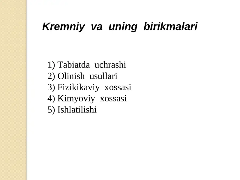 Kremniy 1