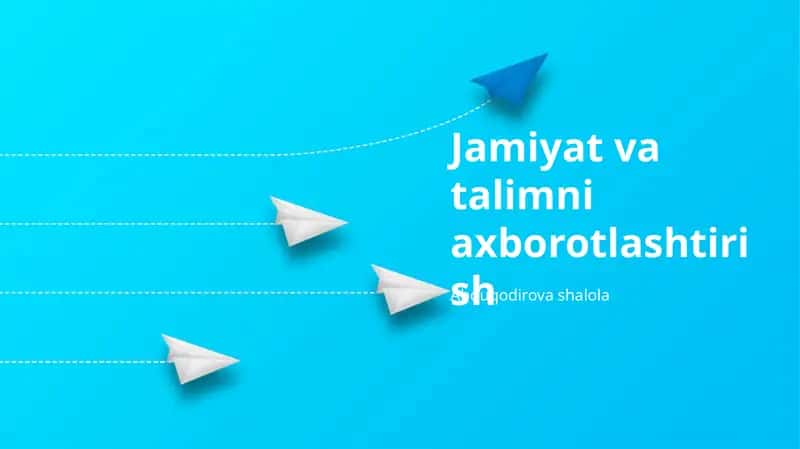 Axborot Texnologiyalarining Ta'limdagi Rolini O'rganish 1