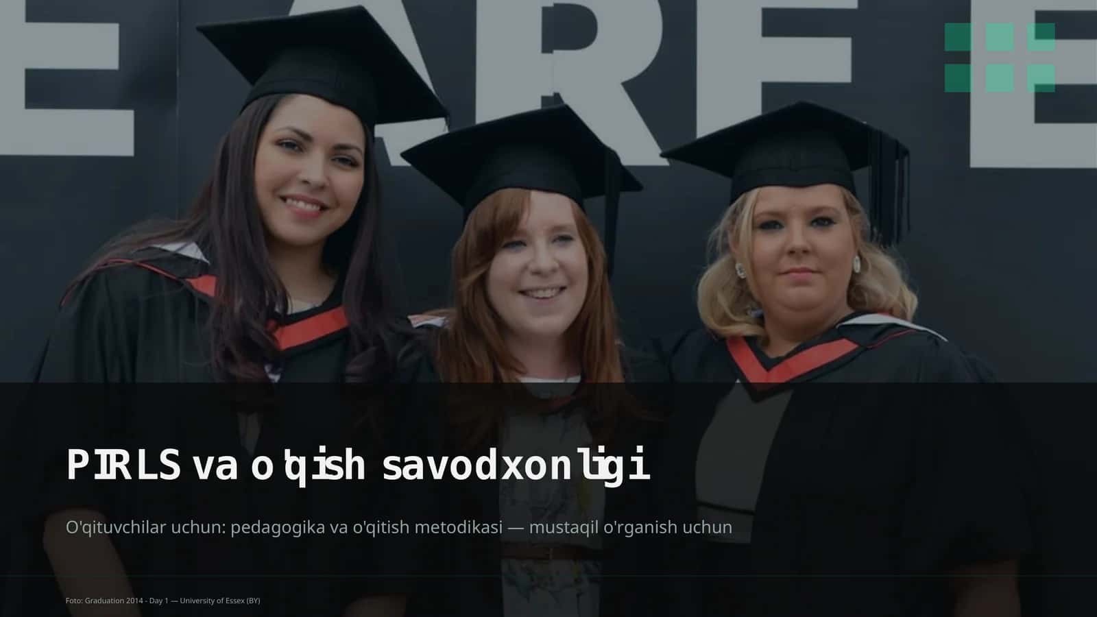 PIRLS va o'qish savodxonligi 1