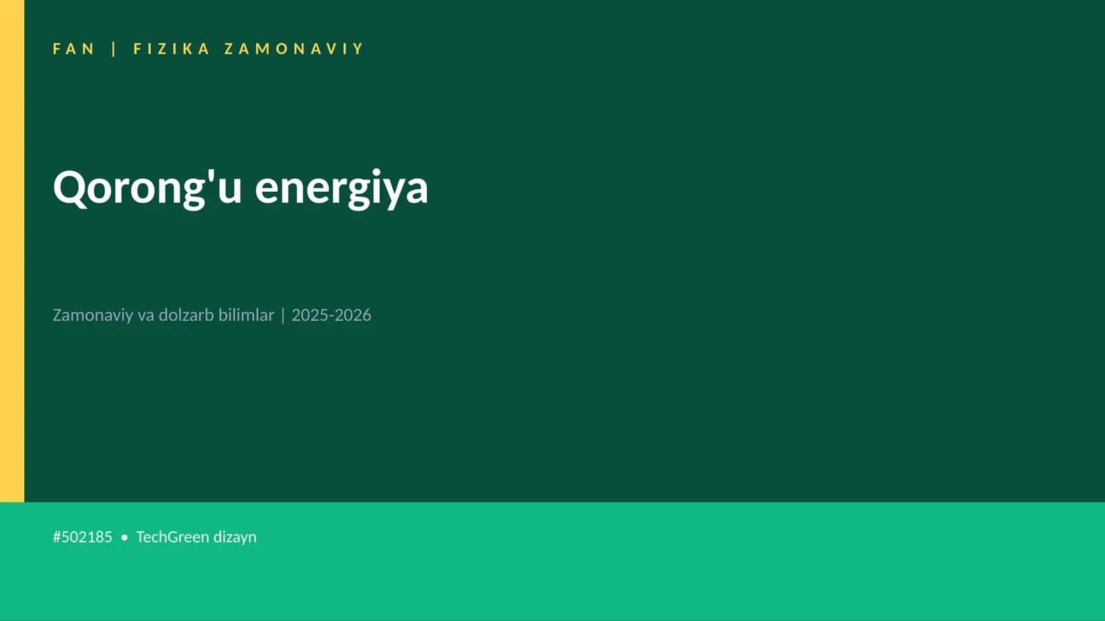 Qorong'u energiya 4