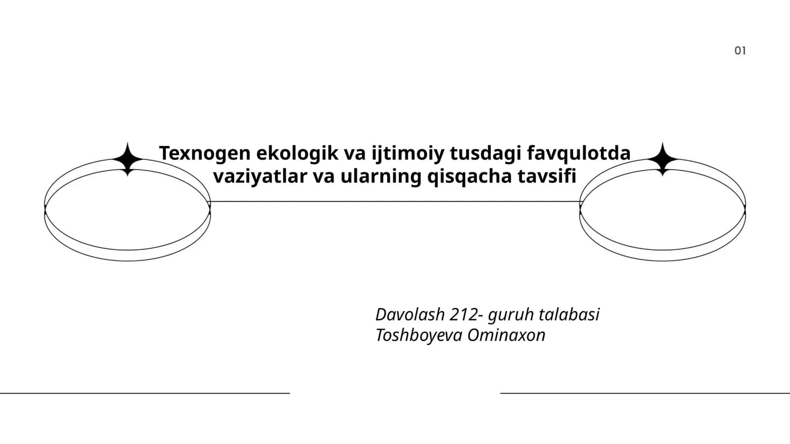 Texnogen ekologik va ijtimoiy tusdagi favqulotda vaziyatlar va ularning qisqacha tavsifi 1