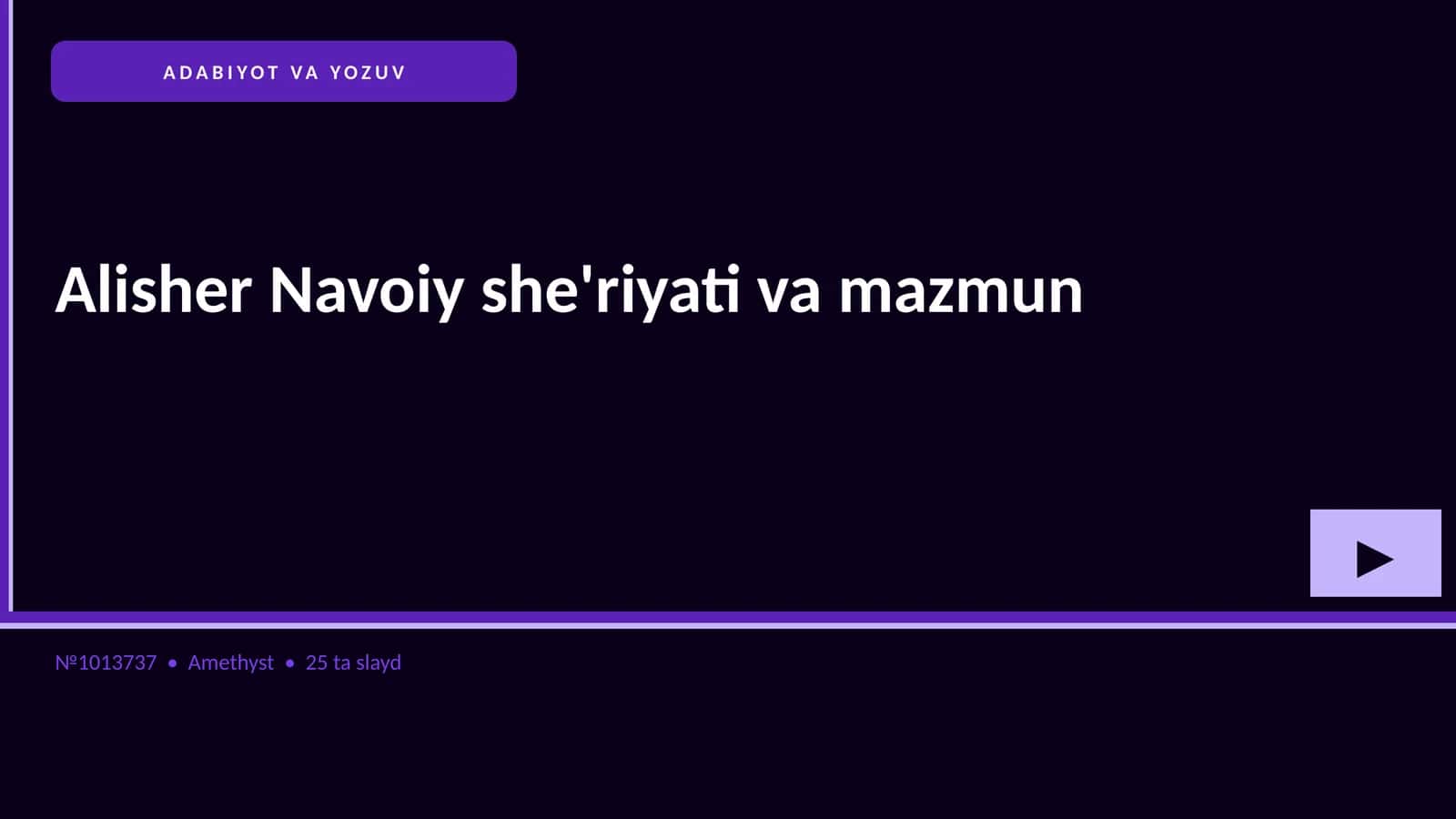 Alisher Navoiy she'riyati va mazmun 1