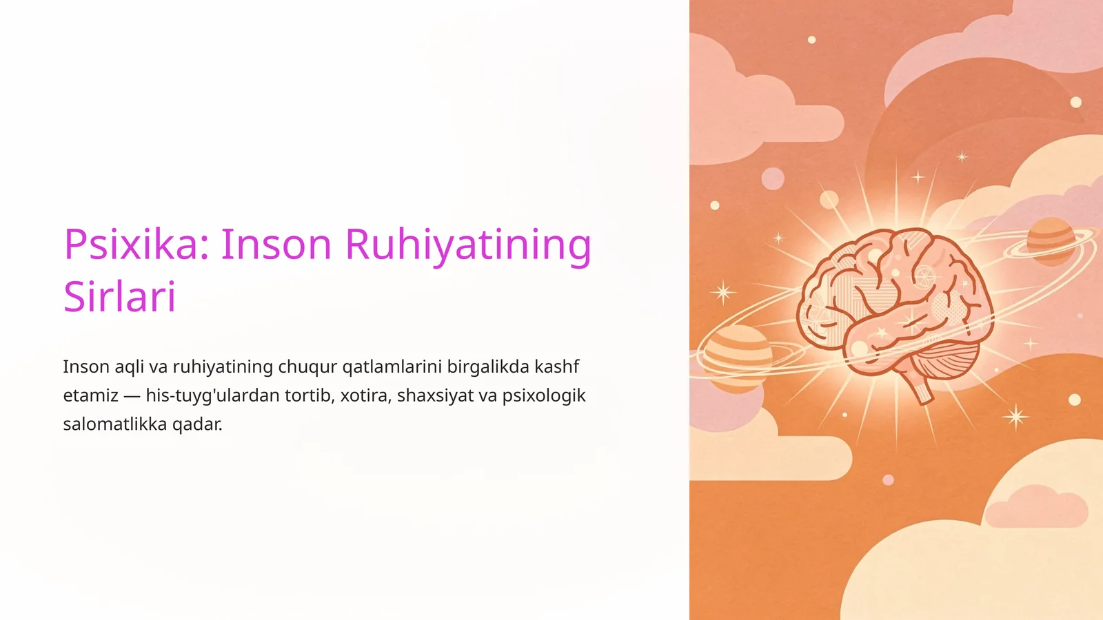 Psixika: Inson Ruhiyatining Sirlari 1
