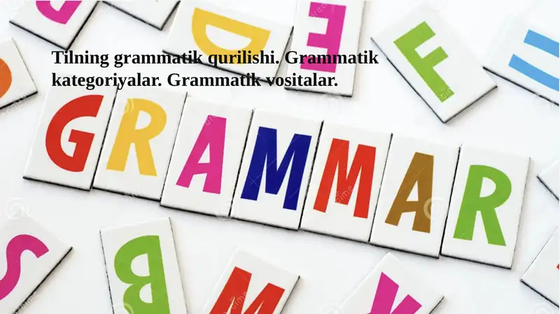 Grammatika 1