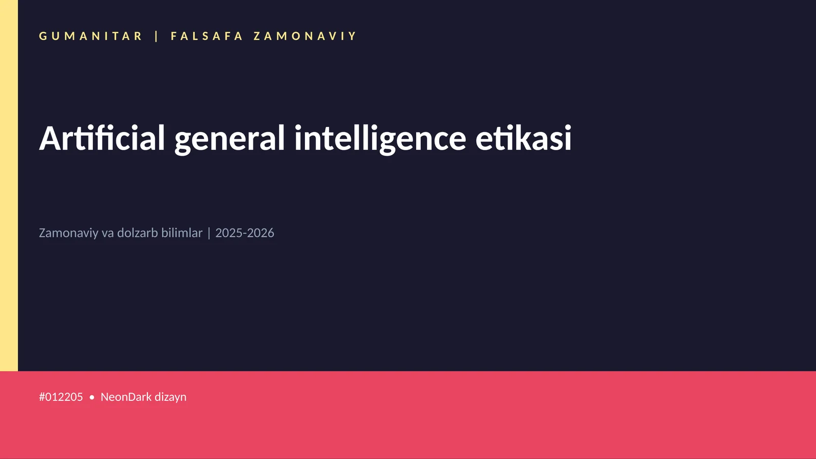 Artificial general intelligence etikasi 1