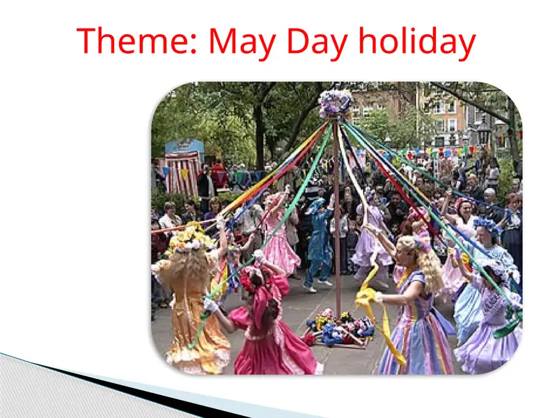 May Day holiday lesson plan 1
